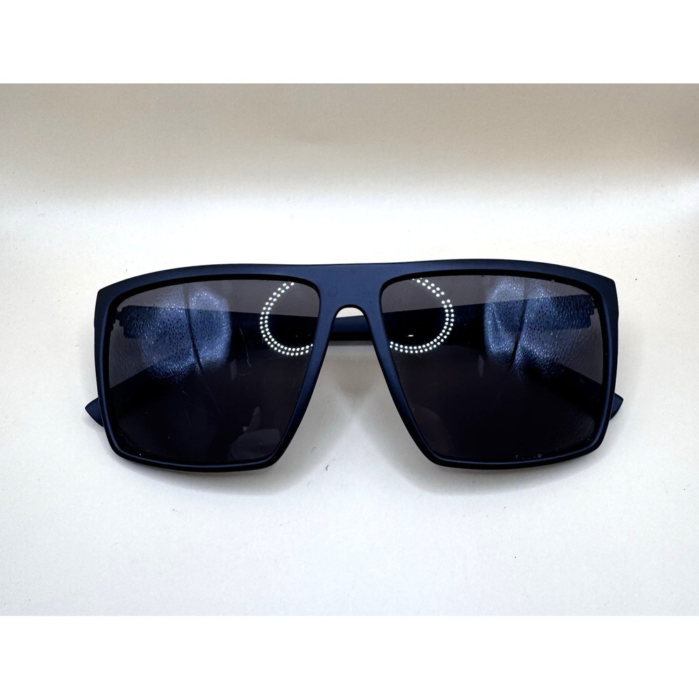 KUSH Sunglasses Square Retangular Black Frame Dark Black Lens UV 400 6476KSH EUC